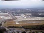 Approach at the airport of Boeing Seattle after a trip to Vancouver Island Canada